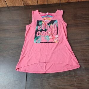 Pink Squad Goals Tank Top